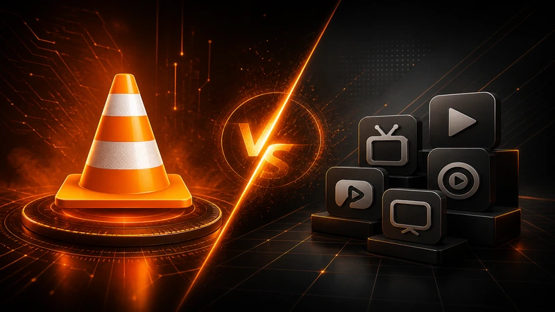 VLC vs andere IPTV Player 2026